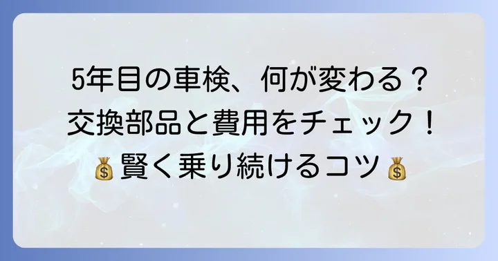 NBOXの3回目車検で費用が高くなる理由と交換が必要な部品