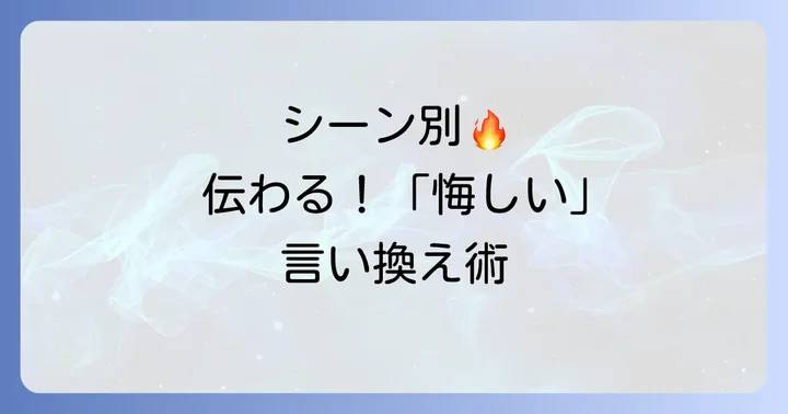 状況別！「悔しい」を前向きに伝えるコミュニケーション方法