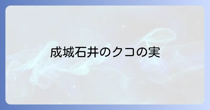 成城石井で買えるクコの実の魅力とは？