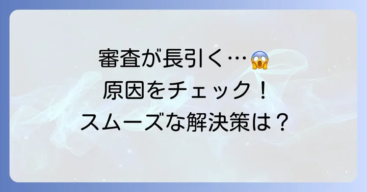 PayPayカード審査が長いと感じる主な原因